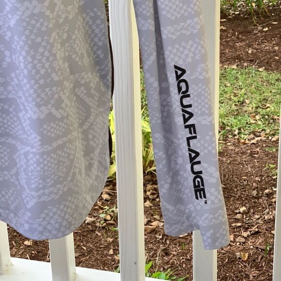 Aquaflauge L/S Performance Shirt. Reptile Print. - Picture 5 of 9